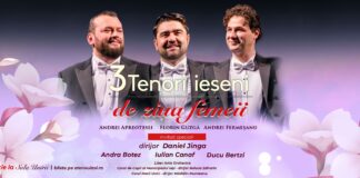 „Trei tenori ieșeni” revine cu spectacole de Ziua femeii