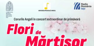 „Flori de Mărțișor” – concert susținut de Corurile Angeli la Palatul Culturii din Iași