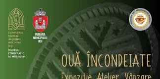 „Ouă încondeiate. Expoziţie. Atelier. Vânzare” pe Esplanada Palatului Culturii