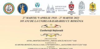 Simpozionul „105 ani de la Unirea Basarabiei cu România”