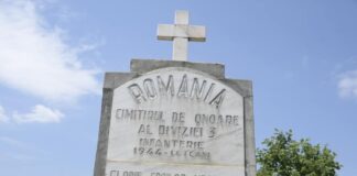 FOTO: Ceremonie religioasă și militară organizată la Cimitirul eroilor din Lețcani