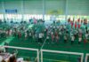 FOTO: Activități ale copiilor din Maxut în noua sală de sport din localitate