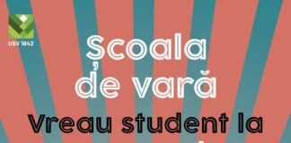 Școală de vară „Vreau student la USV Iași”