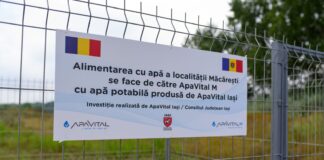 S-au inaugurat lucrările de subtraversare a râului Prut pentru apeductul Măcărești