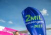 Pentru prima dată în istoria sa, Aeroportul Iași a ajuns la 2 milioane de pasageri într-un an