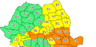 COD GALBEN : cantități însemnate de precipitații, ninsori și intensificări ale vântului