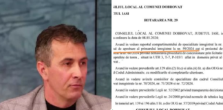 Se pregătește un tun la Dobrovăț? Primarul Martinuș ticluiește niște documente