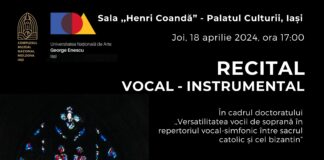 Recital vocal-instrumental susținut de soprana Daniela Goria și mezzo-soprana Mihaela Blându