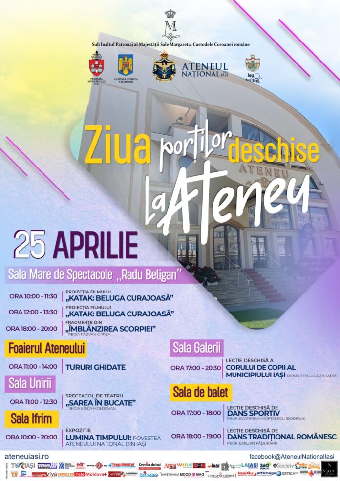 Ziua Porților Deschise la Ateneul Național din Iași
