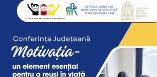 Conferința „Motivația – un element esențial pentru a reuși în viață”