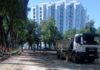 Au fost reluate lucrările de amenajare a platformei betonate de la Colegiul Pedagogic „Vasile Lupu”