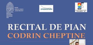 Recital de pian Codrin Cheptine la Palatul Culturii