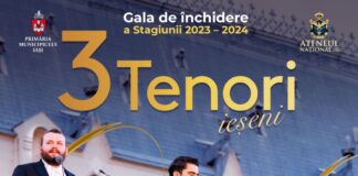 Spectacol grandios în aer liber susținut de cei 3 Tenori ieșeni