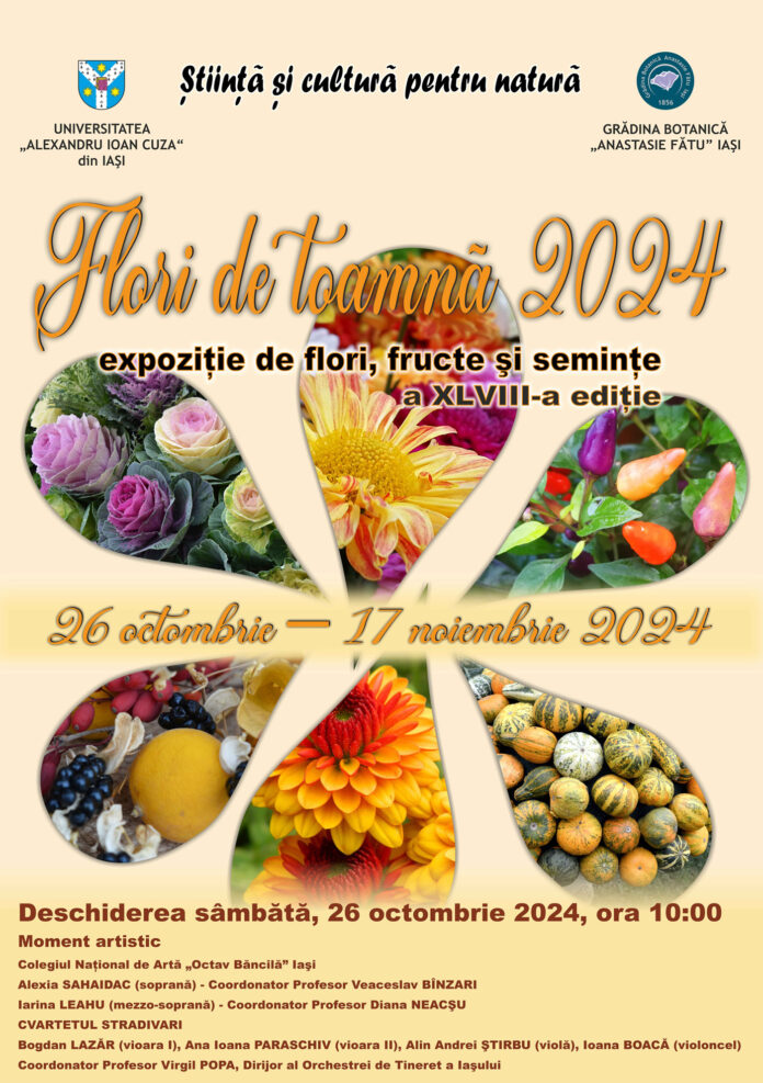 Afis Flori de toamna