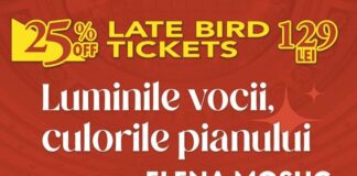 Iasi: Luminile Vocii, Culorile Pianului – Recital Extraordinar Elena Moșuc & Vasilica Stoiciu-Frunză