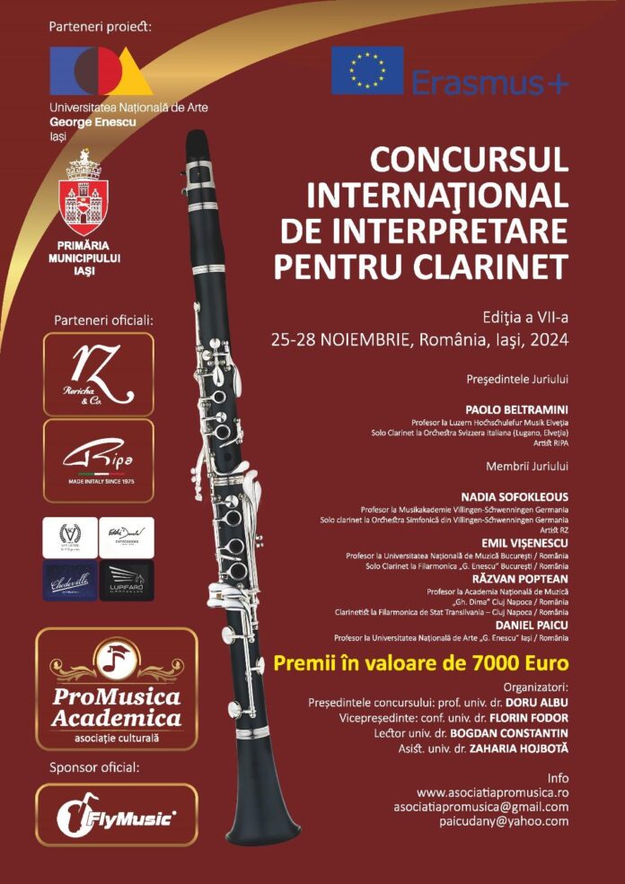 Afis Concurs Clarinet