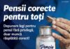 Petru Movilă: Pensii corecte, nu privilegii!