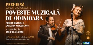 „POVESTE MUZICALĂ DE ODINIOARĂ” -compoziții de suflet ale marilor maeștri români și internaționali