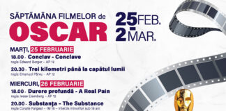 Eveniment special dedicat celor mai apreciate filme ale anului – Săptămâna Filmelor de Oscar