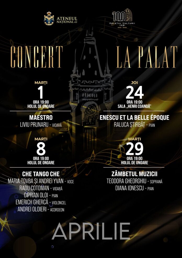 concert palat aprilie