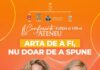 Arta de a fi, nu doar de a spune – conferință la Sala Unirii