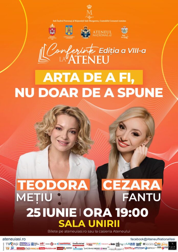 25 mai 2025 conferință Teodora Mețiu și Cezara Fantu