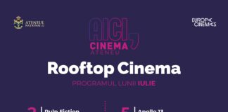 Cinema în aer liber pe terasa Ateneului Național din Iași