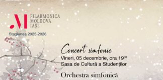 Filarmonica MOLDOVA din Iași vă invită la concertele din 05, 11 și 12 decembrie!