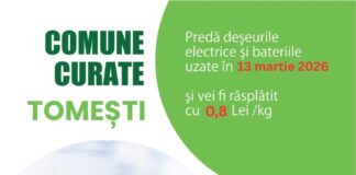 Colectare a deșeurilor electrice și electronice uzate in Tomești